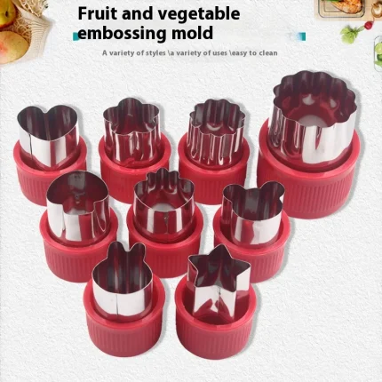9-Piece Manual Vegetable and Fruit Cutter Kitchen Tool Set
