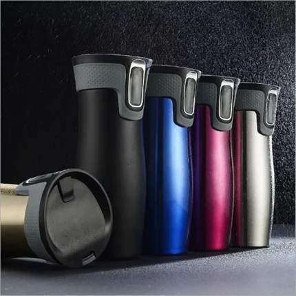 Leak-Proof Stainless Steel Travel Mug for Hot Drinks