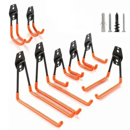 Heavy-Duty Bicycle Garage Storage Hook for Tool Organization
