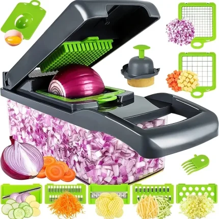 Multi-functional Kitchen Vegetable and Fruit Chopper Slicer