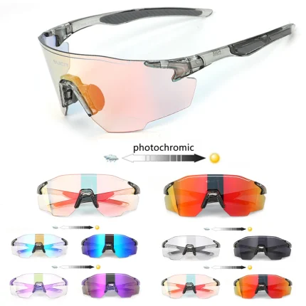 Photochromic Cycling Glasses for Men and Women Outdoor Sports