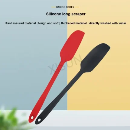 Seamless Series Long Handle Silicone Jar Spatula