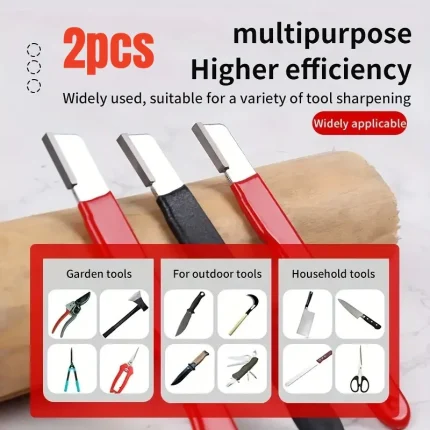 Portable Metal Knife Sharpener for Garden Tools