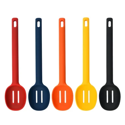Silicone Slotted Spoon for Cooking and Kitchen Mixing