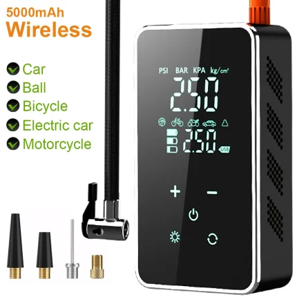 Wireless Air Pump Portable Electric Tire Inflator for Vehicles
