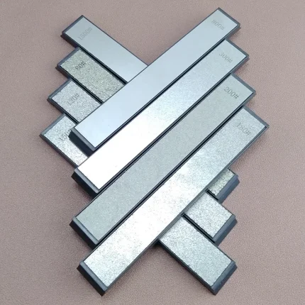 6-Piece Fixed Angle Diamond Knife Sharpener Set for Precision