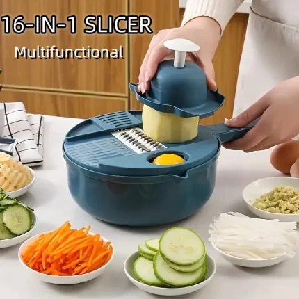 Multifunctional Vegetable Chopper and Manual Food Grater