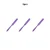 3PCS Purple