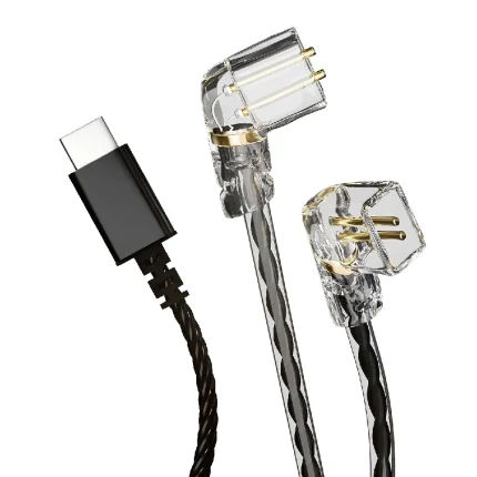 Earphone Cable 0.75mm Dual-pin Headphone Cable TYPE-C