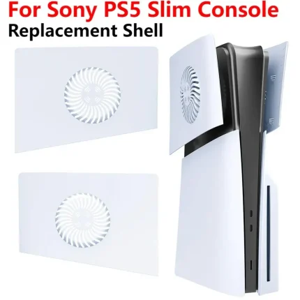 For PS5 Slim Playstation 5 Slim Console Faceplate with Cooling