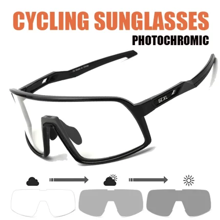NEW Photochromic Outdoor Sport Bike Sunglasses Men
