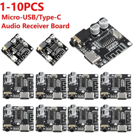 Bluetooth Audio Receiver Board Wireless Stereo Music Module AUX Type-C