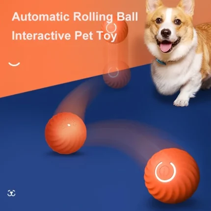 Smart Bouncing Ball Toy for Interactive Pet Training